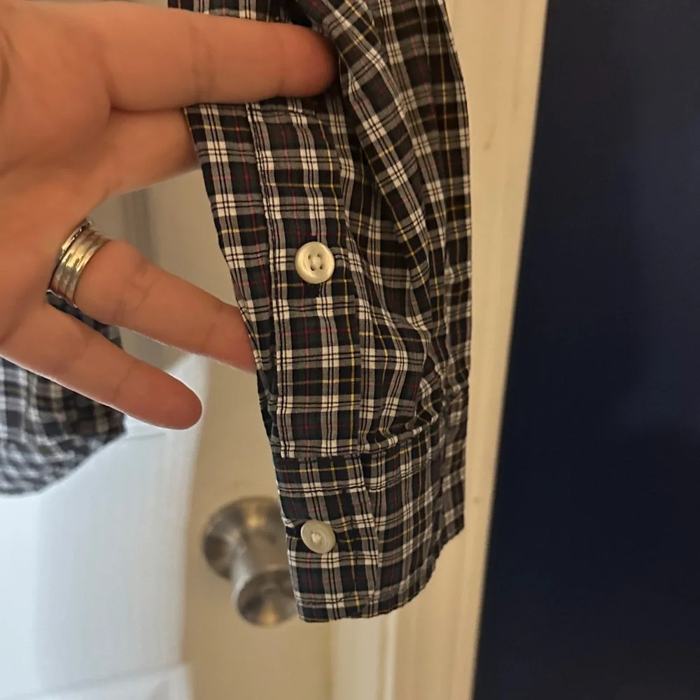 Ralph Lauren Black and White Checkered Kids‎ Shirt